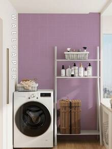 純色瓷磚壁貼 - 簡約風格裝飾壁紙,自粘式pvc膜塗層現代風格,適用於廚房、浴室、客廳、洗衣房、家庭裝修現代壁貼(7.8*7.8英寸) - 水鴨藍 - 查看 5