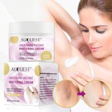 Crema blanqueadora de colágeno, áreas íntimas para la piel oscura, axilas, partes privadas, crema corporal para aclarar las axilas, cuidado de la piel - Blanco - Ver 1