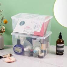 1pc Dustproof Storage Box With Lid For Medicine