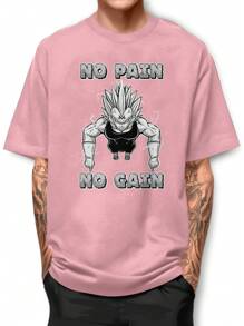 Men T-Shirts - Màu Hồng baby - Xem 1