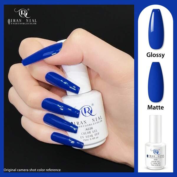 15ml Gel Nail Polish Blue Christmas New Year Four Seasons Popular Color