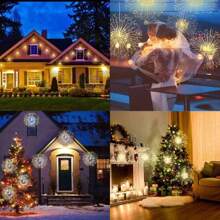 Firework Lights 8 Modes Dimmable Fairy Light String With Remote Control, Ideal For Indoor/Outdoor Tent, Patio, Wedding And Party Wall Decoration - Multicolor - View 7