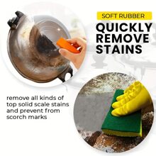 1入組橡膠擦去浴室玻璃上的水漬,在廚房和衛生間去除生鏽