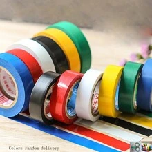Pvc電工阻燃絕緣膠帶,室內外電工膠帶,自黏電線捆紮膠帶,高黏性、耐磨性,多種顏色。 - 彩色 - 查看 4