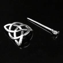 Viking cổ điển Phong cách Chiếc kẹp tóc Vương miện Kẹp tóc Phụ kiện tóc Kẹp tóc Bạc Chiếc kẹp tóc Kẹp tóc Tóc Gậy Phụ kiện tóc Dài Tóc Trang trí Phụ kiện tóc Bím tóc Đồ trang sức - Bạc - Xem 2