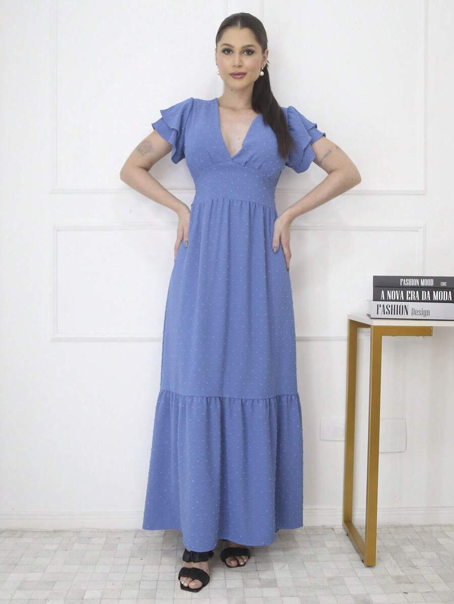 Women Dresses - Màu xanh nhạt - Xem 1