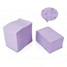 25pcs Disposable Tattoo Pad, Cleaning Wipes Pad, Dental Oral Surgery Bib, Waterproof Paper Pad, Colorful Film Paper Pad, Disposable Beauty Pad, Tattoo Accessories - Purple - View 2