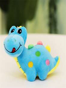 4pcs/Set Plush Toy Decoration, Backpack Pendant, Clothing Accessory, Keychain, Animal Dolls Collection, Including Dinosaur And Easter Rabbit Carrying Carrot, Perfect As Gift For Girlfriend On Festival, Or As Birthday Gift For Boyfriend - Standing Dinosaur - View 3