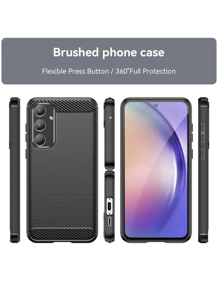 Cover Per Xiaomi Redmi Note 13 4G - Custodia Viola Con Bordo In TPU Morbido E Retro Rigido Trasparente - Antiurto
