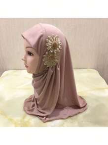 1 件裝頭巾花卉帽子和頭巾阿拉伯帽子頭套 - 彩色 - 查看 4