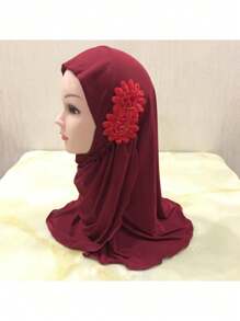 1 件裝頭巾花卉帽子和頭巾阿拉伯帽子頭套 - 彩色 - 查看 7