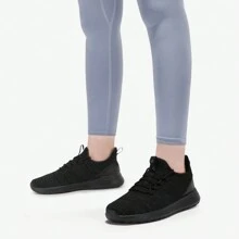 STQ Tennis Shoes Womens Slip On Walking Sneakers With Arch Support - 黑灰 - 查看 2