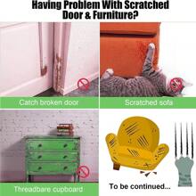 1只防刮狗貓門挡,宠物防刮保护膜门或家具用