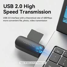 2 trong 1 USB 2.0 Đầu đọc thẻ TF Đối với SDXC , SDHC , Vi mô SDXC , Vi mô , Vi mô SDHC Và UHS-I - màu đen - Xem 3