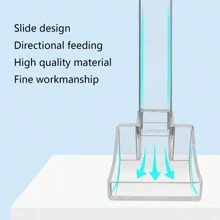 寵物魚和蝦用餌管抗漂移魚和蝦飼料器透明魚缸餵養管魚缸精確飼料器 - 無色 - 查看 7
