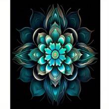 RUOPOTY 1pc Diamond Embroidery Rose Diamond Painting Flowers Picture Of Rhinestones Diy Art Home Decor Gift 30x40cm/12x16inch Without Frame - Multicolor - View 1