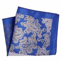 1 Miếng Nam In Paisley Xa ten Trang trí Hình vuông bỏ túi Khăn tay Đối với Mỗi ngày , Làm Việc  , Yến tiệc , Buổi tiệc Hoặc Ngày lễ Mặc - nhiều màu - Xem 36