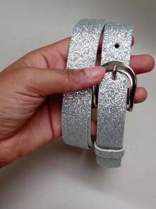 NỮ Thắt lưng Buổi tiệc Đối với Của phụ nữ Qủa tặng Cho mùa hè - bạc lấp lánh - Xem 3