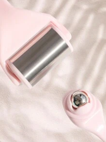 2入組面部按摩工具套裝,包括冰滾筒和眼部滾珠,採用304不鏽鋼製成,女性美容禮物 - 粉色 - 查看 6