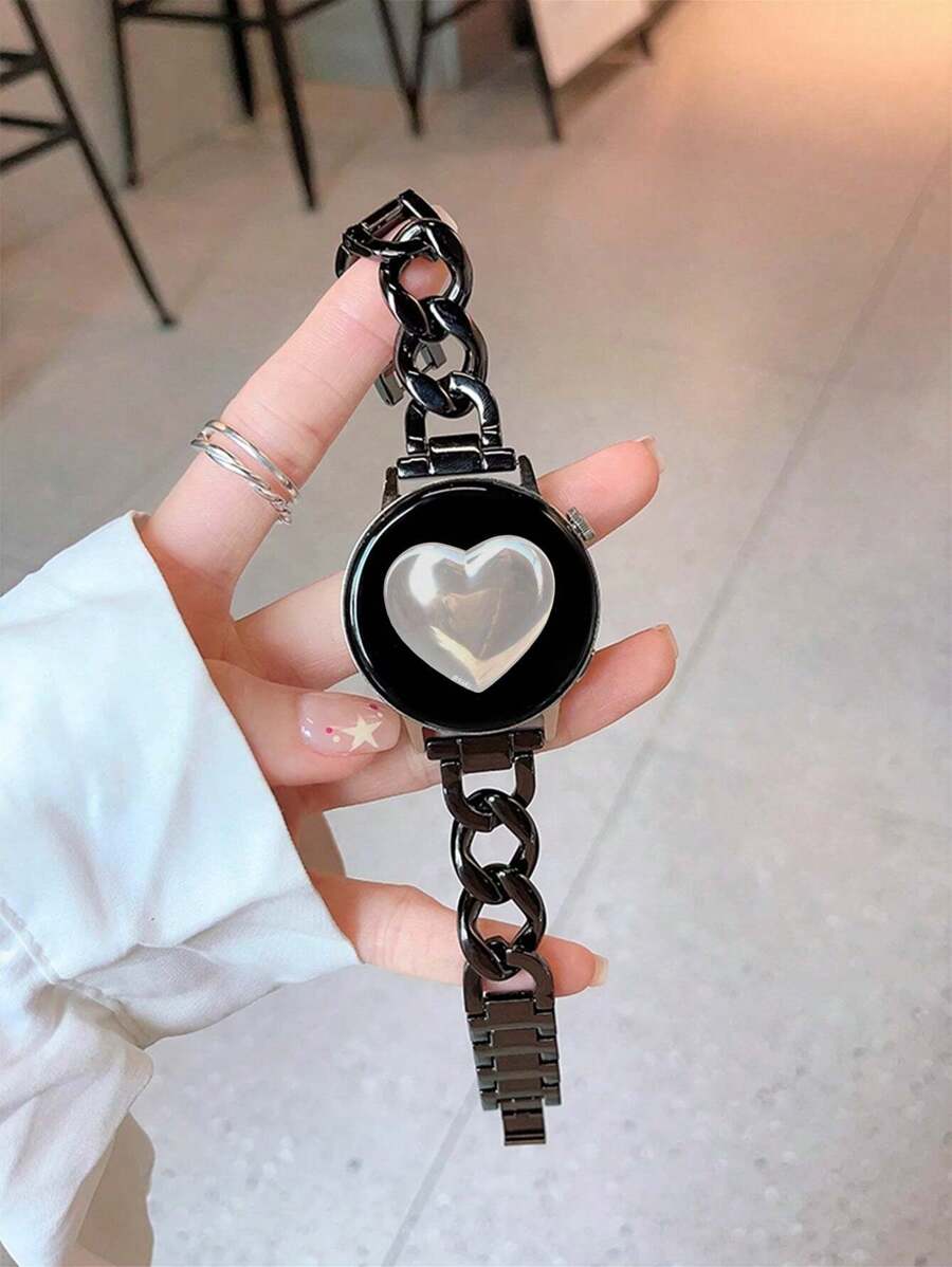 1 条不锈钢表带，兼容三星 Watch 4/5、华为、Amazfit 和 Garmin 智能手表，20 毫米/22 毫米，可作为返校学生的礼物