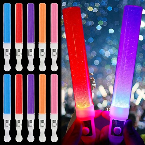Bastones luminosos LED, adecuados para conciertos, bodas, fiestas, eventos al aire libre, regalos de festivales, celebraciones