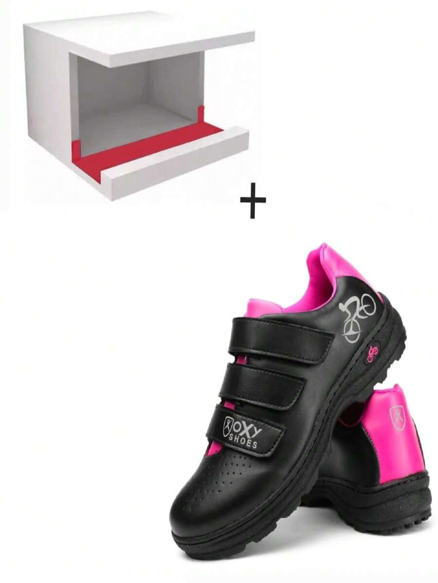Men Cycling Shoes - Hồng - Xem 1