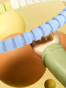 Thickened Three-Color Exercise Hoop For Fitness, Yoga, And Abdominal Strengthening - Multicolor - View 4