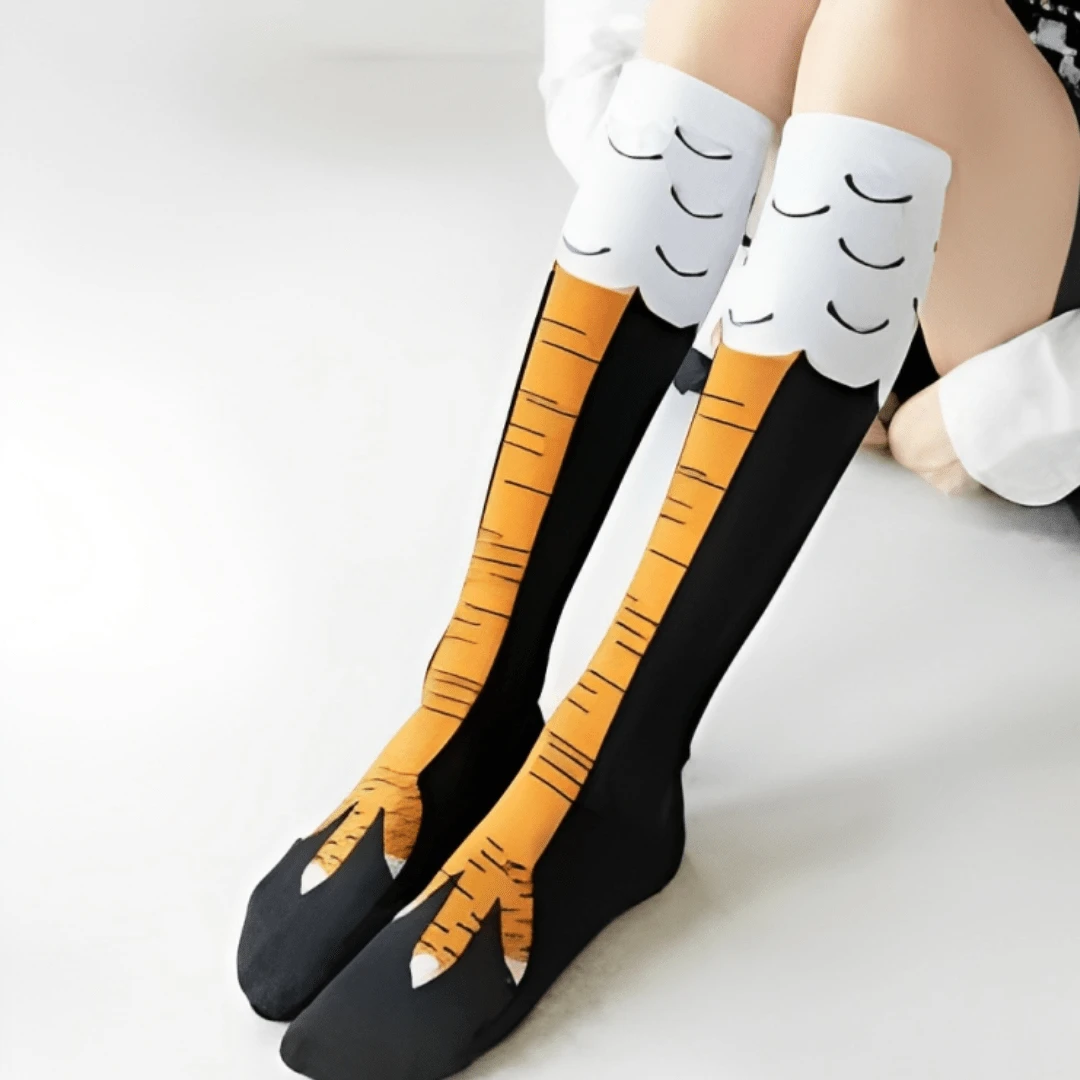 Calcetas Patas Pollo 1pz VentasenLineaLEODY - Negro - Ver 1