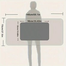 1set Floral & Green Leaves Print Bath Towels, Modern Style Cutting & Printing Craft Large Size Water Absorbent Towel, Suitable For Bathroom, Beach, Home Use - Green - View 2