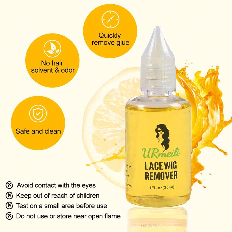 10PCS Lace Wig Glue Kit Waterproof Glue, Remover, Wax Stick,Lace Tint Spray,Brush, Edge Control