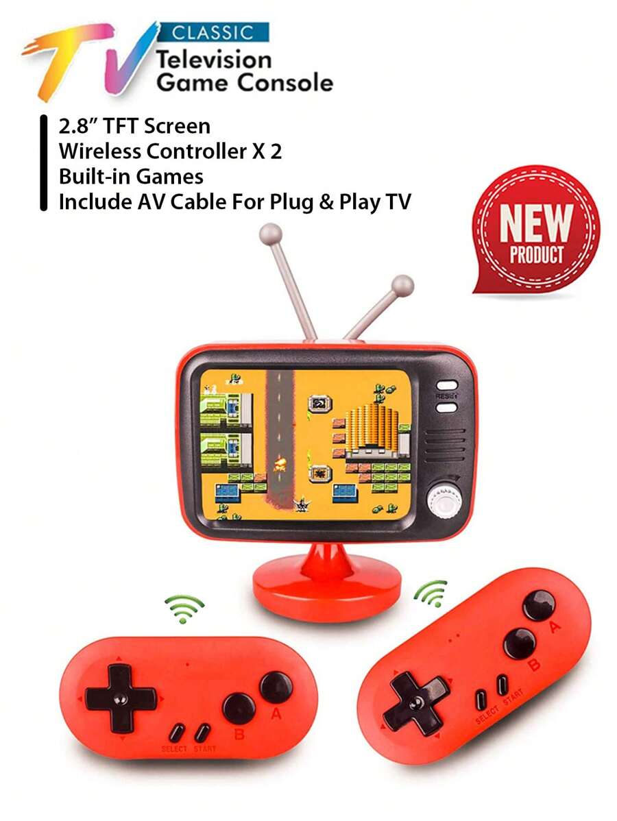 8Bit 2.8 Inch Large Screen Handheld Game Console With Multiple Games