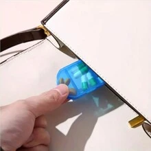 1入組迷你便攜小藥盒,三個隔層日常藥盒,適用於藥物、維生素補充劑、旅行組織器 - 白色 - 查看 6