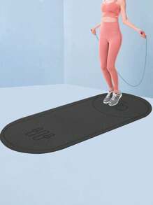 1片165*61*0.6公分黑色tpe摺疊瑜珈墊運動墊舞蹈墊 - 黑色 - 查看 1