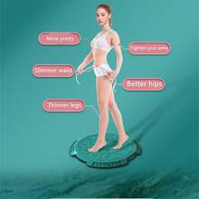 星座設計大尺寸靜音腹肌腰形塑身健身扭腰盤,家庭健身器材 - 綠色 - 查看 6