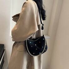 Women's Bag 2023 New Autumn And Winter Style Tote Big Capacity Shoulder Bag For Ladies' Commuting - Black - View 9