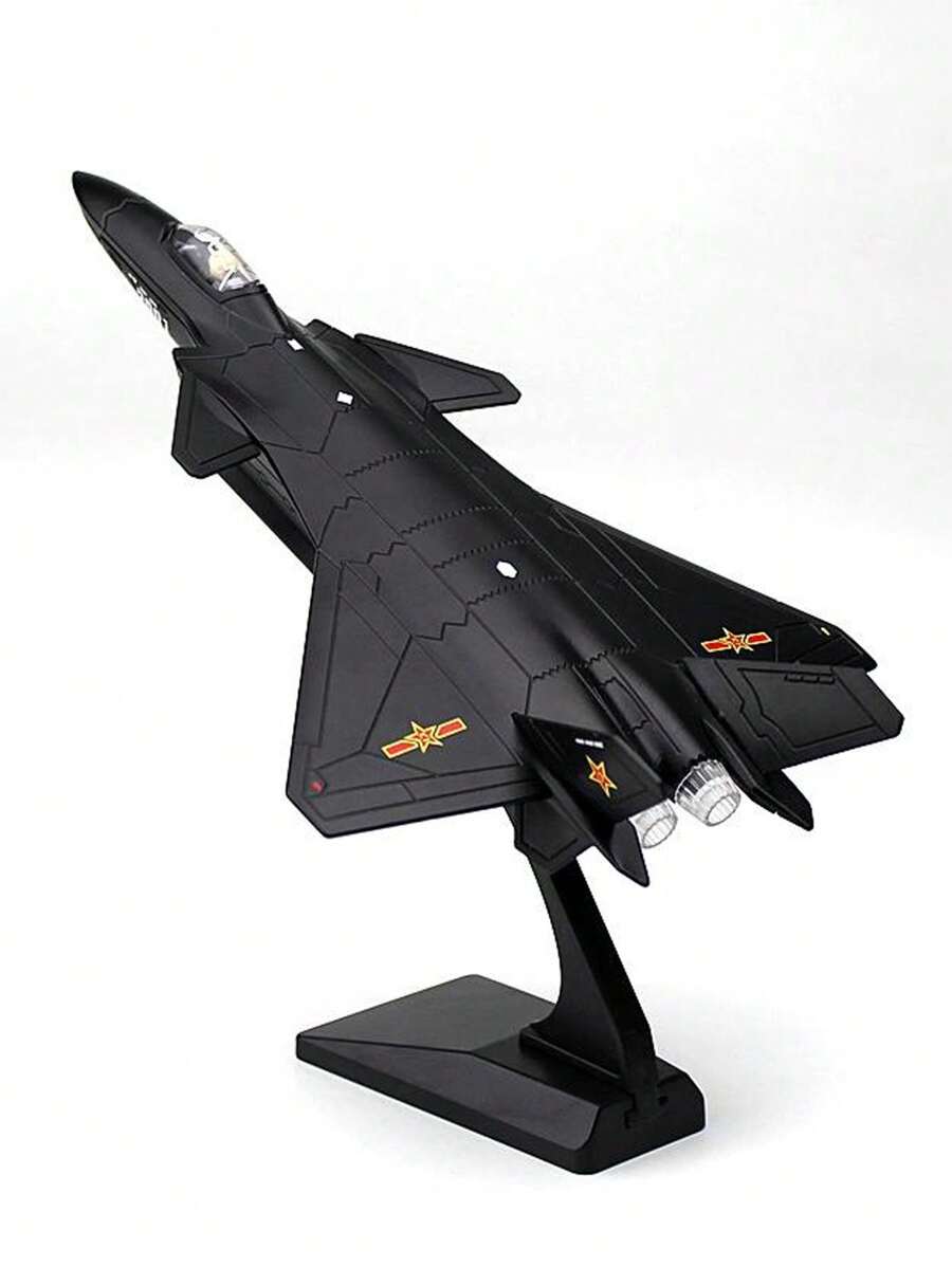 1件壓鑄戰鬥機模型附燈光音效 - J20神秘黑 - 查看 1