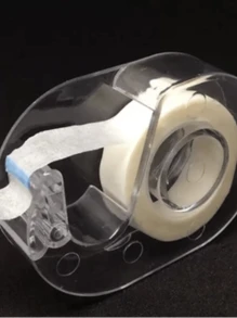 Cortador Transparente Acrílico/ Suporte De Fita Micropore Cílios - Transparente - Visão 4
