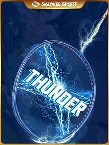 2pcs With Free Bag Carbon Fibre Badminton Racket SYLEIT 4U G5 22/26/28lbs With String Grips Perfect For Outdoor & Indoor Beginners - Multicolor - View 1