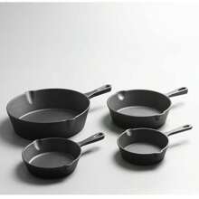 9cm Cast Iron Pan, Non-Stick Flat Bottom Frying Pan Suitable For Home Use, With A Set Of Vintage Style Cooking Tools - 9 cm Diameter Pot - View 5