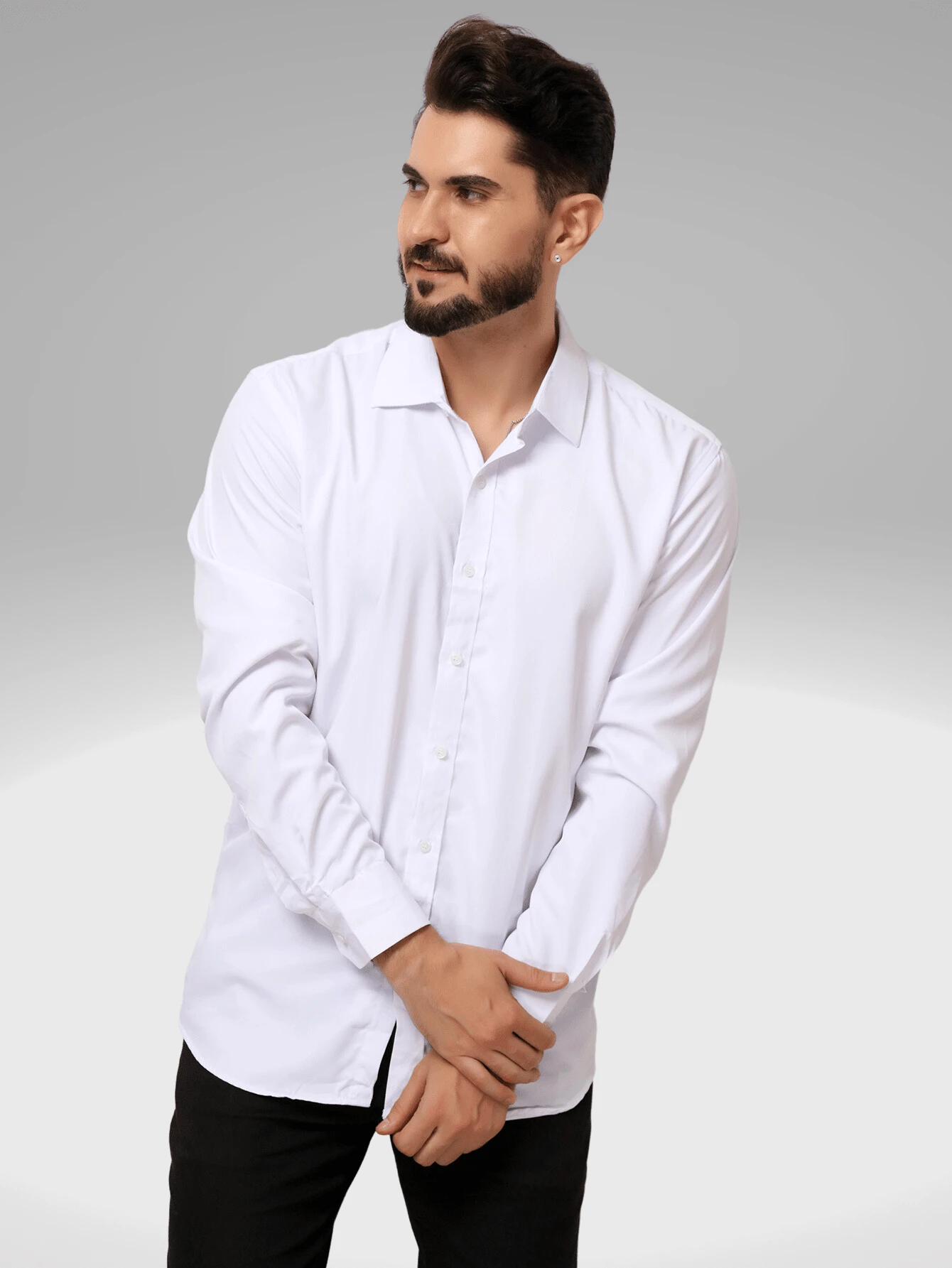 Men Shirts - trắng - Xem 1