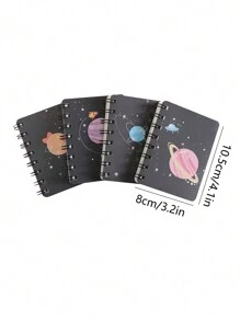 1 件紫色星球主題便條本 - 彩色 - 查看 6