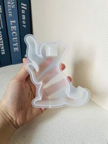 1個貓型蠟燭支架,矽膠模具,帶香味,可裝飾水泥、樹脂、黏土等材料 - ZT-24-mold - 查看 5