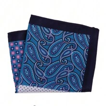 1 Miếng Nam In Paisley Xa ten Trang trí Hình vuông bỏ túi Khăn tay Đối với Mỗi ngày , Làm Việc  , Yến tiệc , Buổi tiệc Hoặc Ngày lễ Mặc - nhiều màu - Xem 28