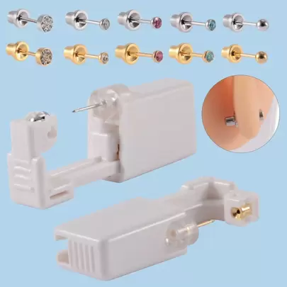 1 Wegwerp
Gesteriliseerde Oor Piercing Unit met Self
Piercing Gun voor Kraakbeen Tragus Helix Oor Piercing Tool Kit
