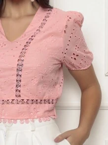 Women Tops - 淺粉色 - 查看 4