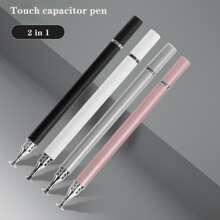 Stylus Pen For Touch Screens, Disc Stylus Pen Fiber Stylus With Magnetically Attached Cap, Compatible With IPhone/IPad Pro/Mini/Air/Android/Microsoft/Surface All Capacitive Touch Screens, Rose Golden Gift For Birthday/Easter/President's Day/Boy/Girlfriends - Black - View 2