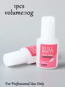 FULL BEAUTY 1 قطعة غراء أظافر شفاف زائف 10 جرام، غراء جل أظافر قوي جدًا، ورقة جل أظافر، لاصق زخرفي، لاصق تمديد وتعزيز، أطراف أظافر جل ناعمة، أداة مناكير سريعة الجفاف وطويلة الأمد - متعدد الألوان - مشاهدة 6