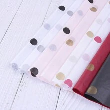 20入組19.6*27.5英寸韓式花束材料包裝紙,包含模造紙和蠟紙,適合花卉包裝使用 - 彩色 - 查看 5