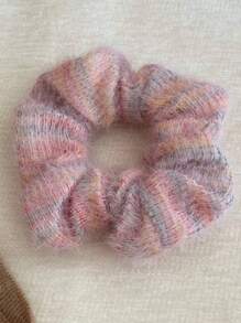 针织发圈 时尚冬季百搭可爱女孩彩色弹力彩虹色发饰 发圈、马尾辫、发绳、发圈、发绳头饰 - 彩色 - 查看 6
