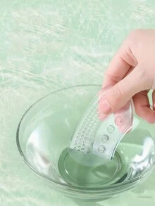 1 Pair Of Silicone Heel Patches, Anti-Friction Particles Invisible, Transparent Non-Slip, Soft, Adjustable Size - Clear - View 8